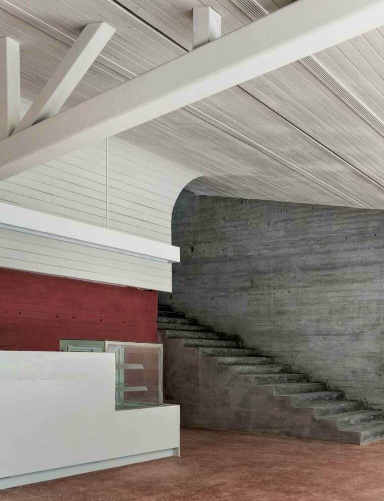 taihang xinyu art museum organically grows out of its rugged topography in rural china