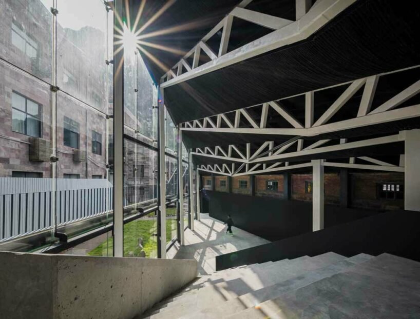 taihang xinyu art museum organically grows out of its rugged topography in rural china