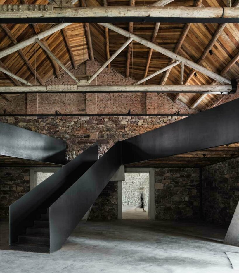 taihang xinyu art museum organically grows out of its rugged topography in rural china
