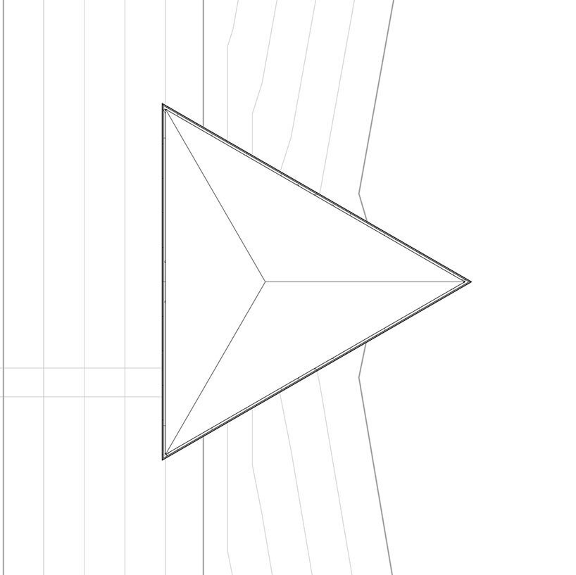 三角形“casa proa”树屋漂浮在巴西沿海树冠之间 三角形“casa proa”树屋漂浮在巴西沿海树冠之间