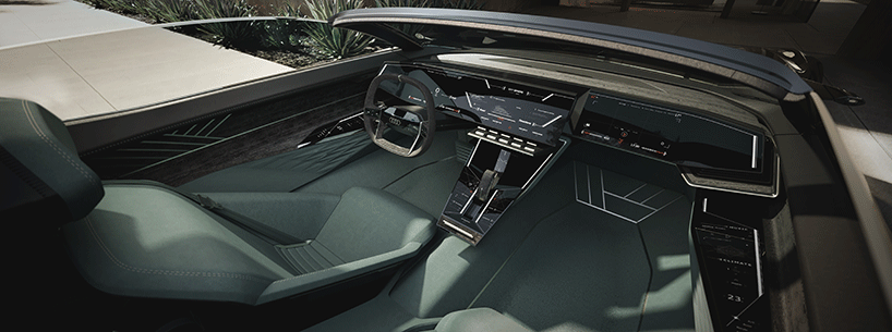 shape-shifting AUDI skysphere concept e-roadster debuts at monterey car week 2021