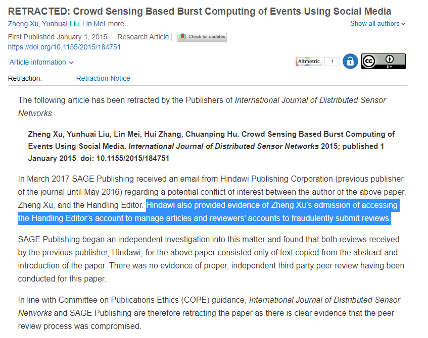 清华博后黑进审稿人账户伪造审稿意见