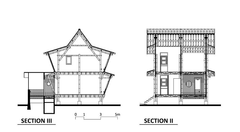 bambuso.id 在印度尼西亚帕隆建造了高跷“竹花园屋”