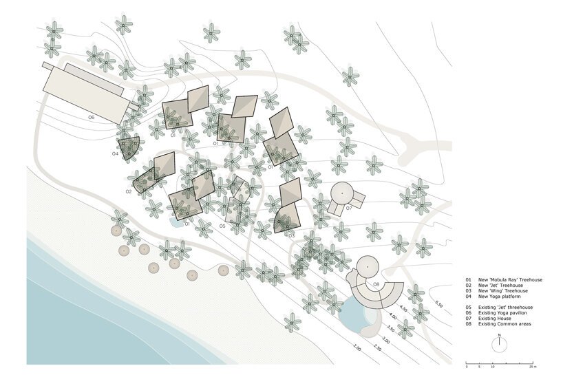 atelier nomadic 为墨西哥离网度假村增添了 6 间竹树屋