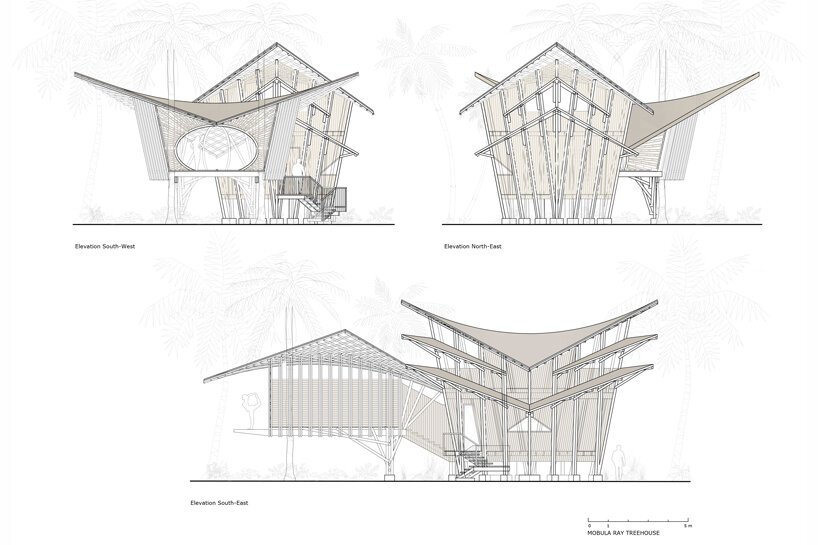 atelier nomadic 为墨西哥离网度假村增添了 6 间竹树屋