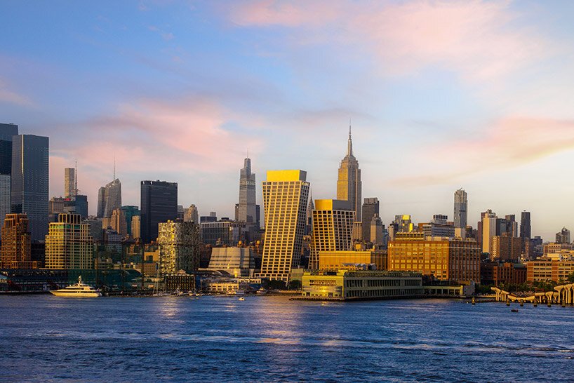 BIG 的“单高线”在纽约落成，为一对扭转塔