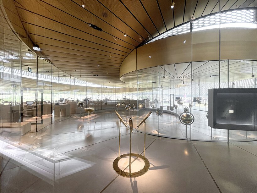 designboom visits audemars piguet watchmakers at spiraling BIG-designed museum