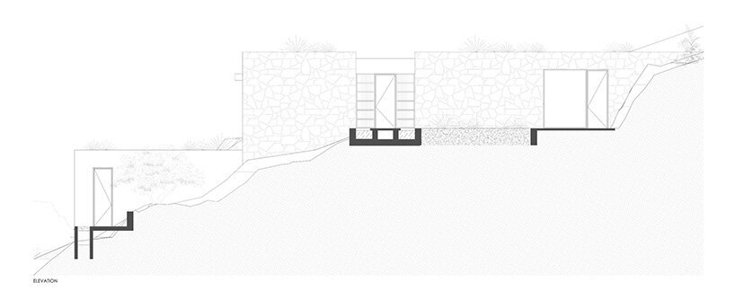 block722 的“山屋”是克里特岛荒野景观中的一组石块