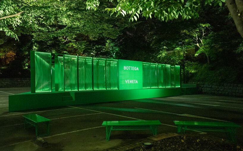 explore bottega veneta’s immersive, green MAZE installation in seoul