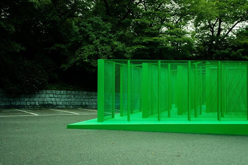 explore bottega veneta’s immersive, green MAZE installation in seoul