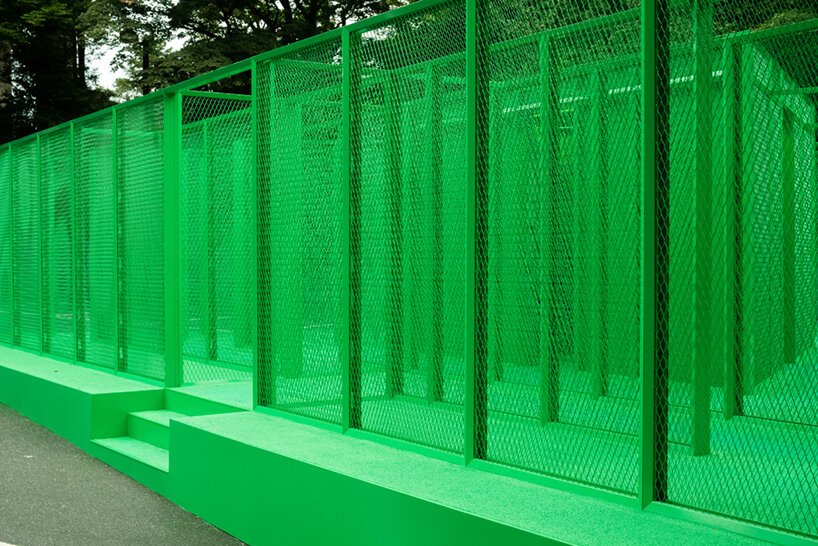 explore bottega veneta’s immersive, green MAZE installation in seoul