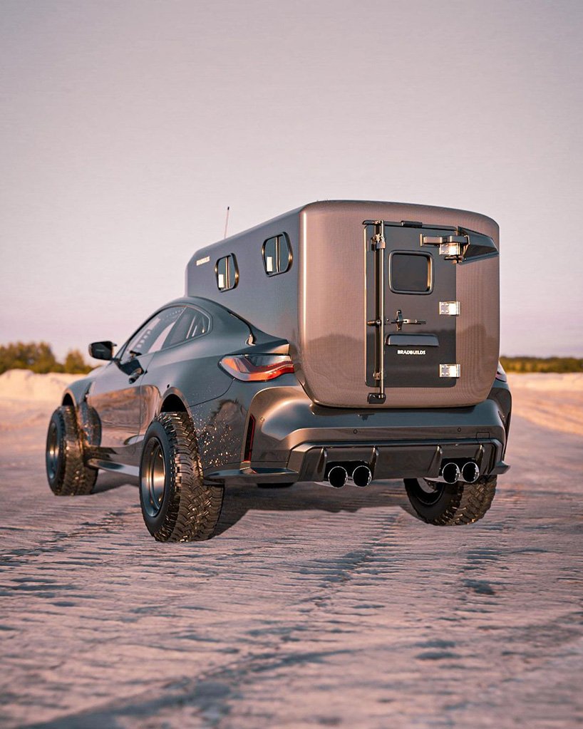 Bradbuilds 改装 BMW M4 轿跑车以适应露营车