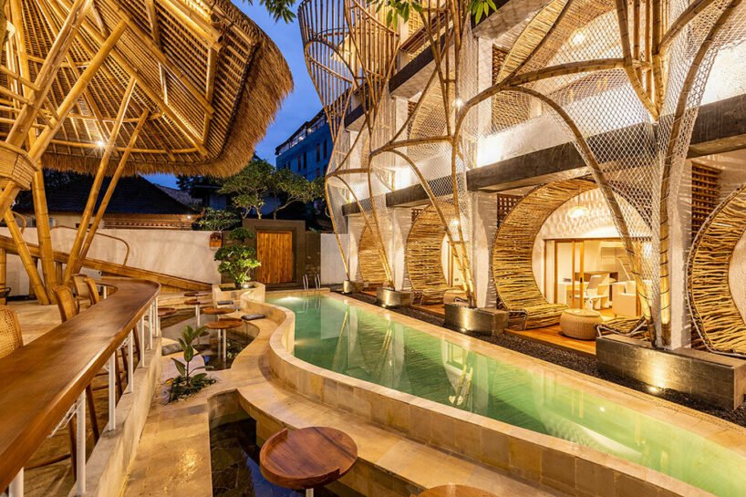 巴厘岛酒店翻新工程以竹子为主题,为数字游牧民族提供共享居住空间 巴厘岛酒店翻新工程以竹子为主题,为数字游牧民族提供共享居住空间