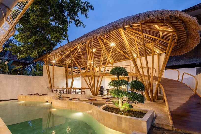 巴厘岛酒店翻新工程以竹子为主题,为数字游牧民族提供共享居住空间 巴厘岛酒店翻新工程以竹子为主题,为数字游牧民族提供共享居住空间