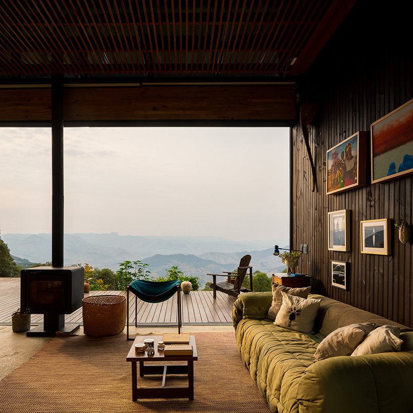 半开放式坎查屋最大限度地保留了巴西山区的魅力