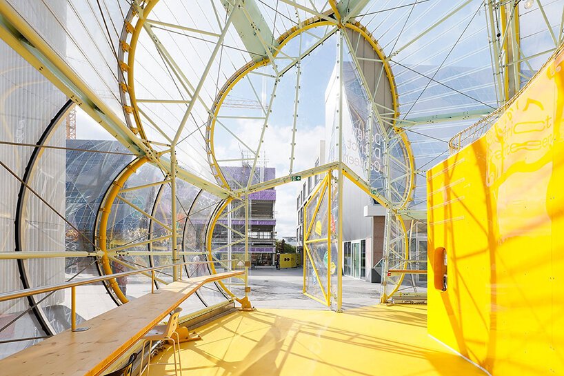 Selgascano 以透明的黄色食品市场提升伦敦设计区的水平