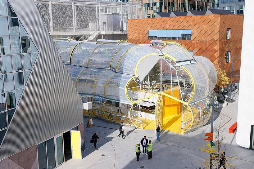 Selgascano 以透明的黄色食品市场提升伦敦设计区的水平