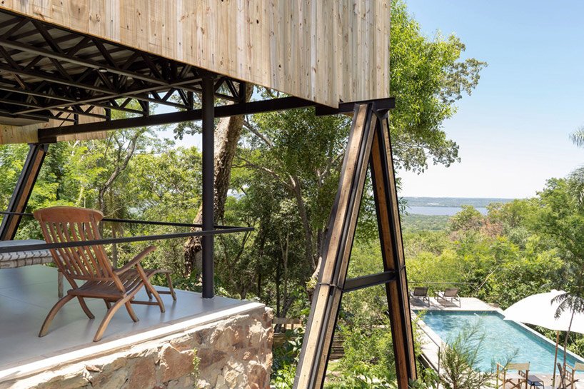 哈维尔·科瓦兰 (javier corvalán) 在设计 keche 住宅时回忆起圣埃克苏佩里 (saint-exupéry) 的巴拉圭之旅