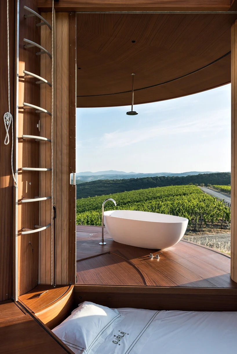 casa ojalá 在托斯卡纳推出适应性强、可运输的豪华小屋