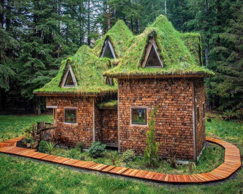 这个“城堡小屋”向太平洋西北部的童话森林致敬