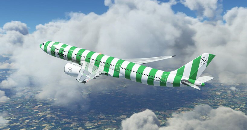 秃鹰推出新飞机涂装,具有沙滩巾般的条纹外观 秃鹰推出新飞机涂装,具有沙滩巾般的条纹外观