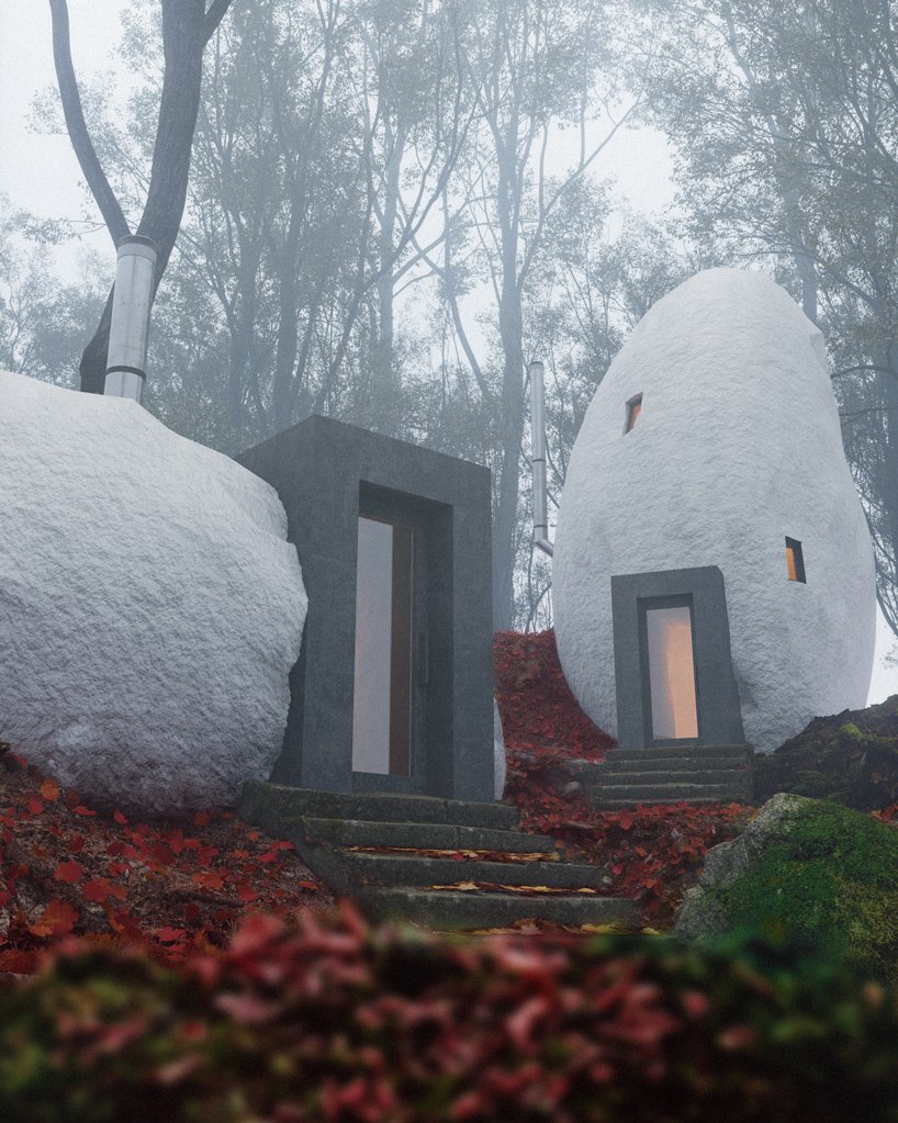 davit 和 mary jilavyan 将小型“支石棚避难所”设想为建在石头上的酒店 davit 和 mary jilavyan 将小型“支石棚避难所”设想为建在石头上的酒店