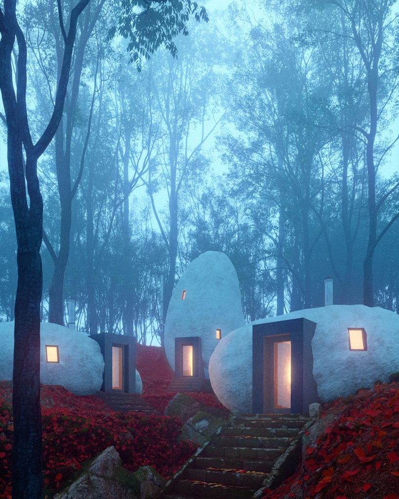 davit 和 mary jilavyan 将小型“支石棚避难所”设想为建在石头上的酒店 davit 和 mary jilavyan 将小型“支石棚避难所”设想为建在石头上的酒店