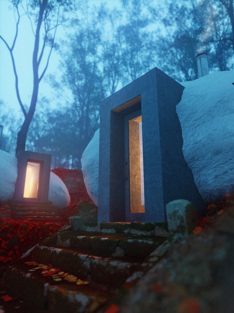 davit 和 mary jilavyan 将小型“支石棚避难所”设想为建在石头上的酒店 davit 和 mary jilavyan 将小型“支石棚避难所”设想为建在石头上的酒店