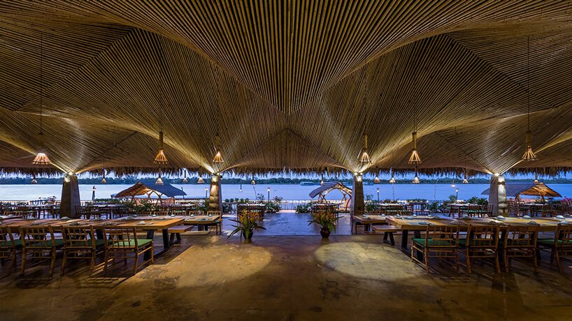 DDconcept 凭借三维竹天花板在越南餐厅中名列前茅 DDconcept 凭借三维竹天花板在越南餐厅中名列前茅