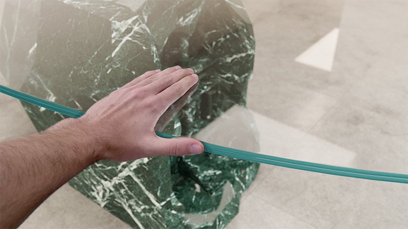 达菲伦敦用手工雕刻的大理石“文明”桌子向古代建筑致敬