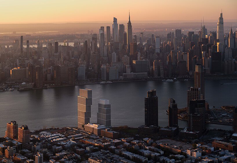 OMA 以新竣工的“鹰 + 西”塔楼点缀布鲁克林海滨 OMA 以新竣工的“鹰 + 西”塔楼点缀布鲁克林海滨