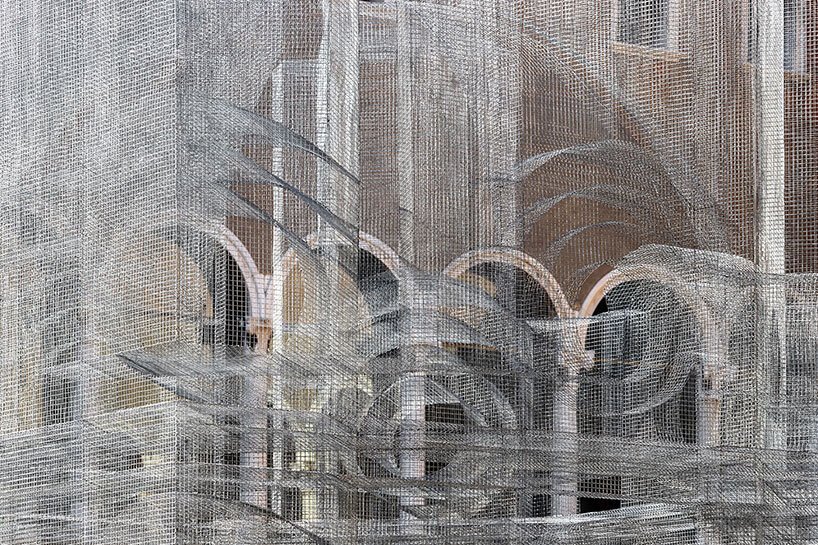 edoardo tresoldi 设想了但丁位于拉维纳的幽灵城堡以及新完成的“骶骨”