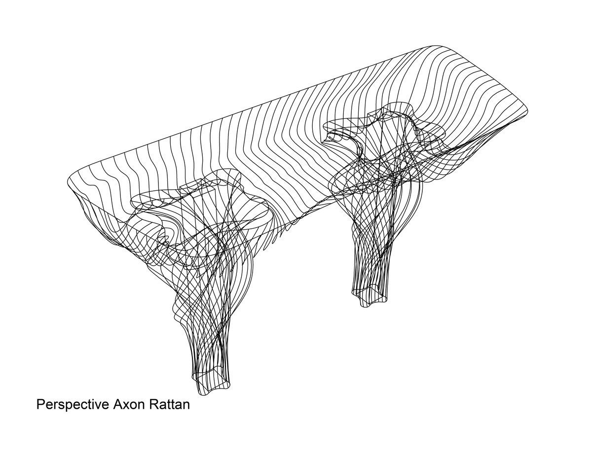 由 enter 项目设计的滚滚藤柱占据了曼谷的香料和大麦室内 由 enter 项目设计的滚滚藤柱占据了曼谷的香料和大麦室内