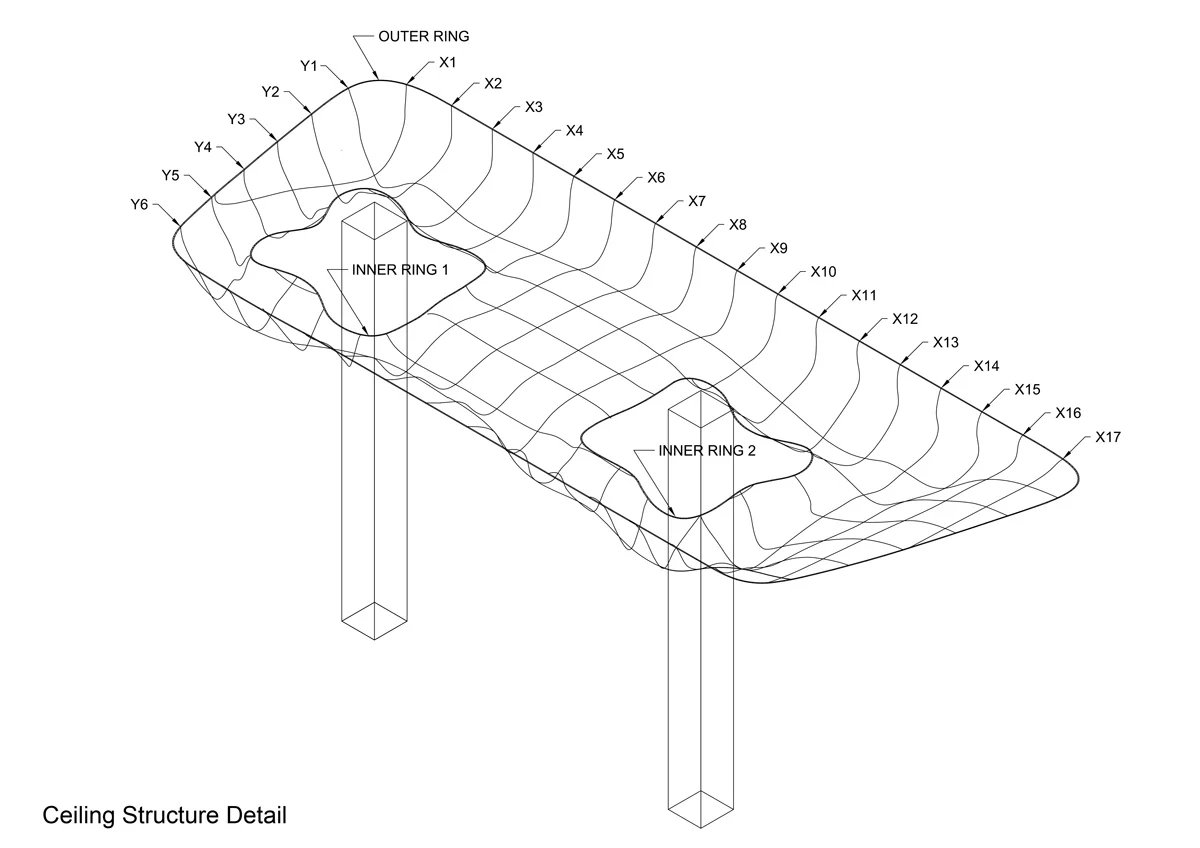 由 enter 项目设计的滚滚藤柱占据了曼谷的香料和大麦室内 由 enter 项目设计的滚滚藤柱占据了曼谷的香料和大麦室内