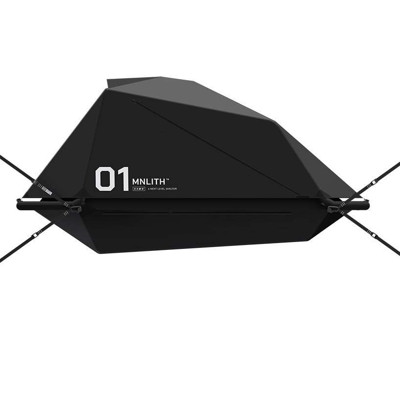 exod 的巨石是一个单人悬挂式充气帐篷