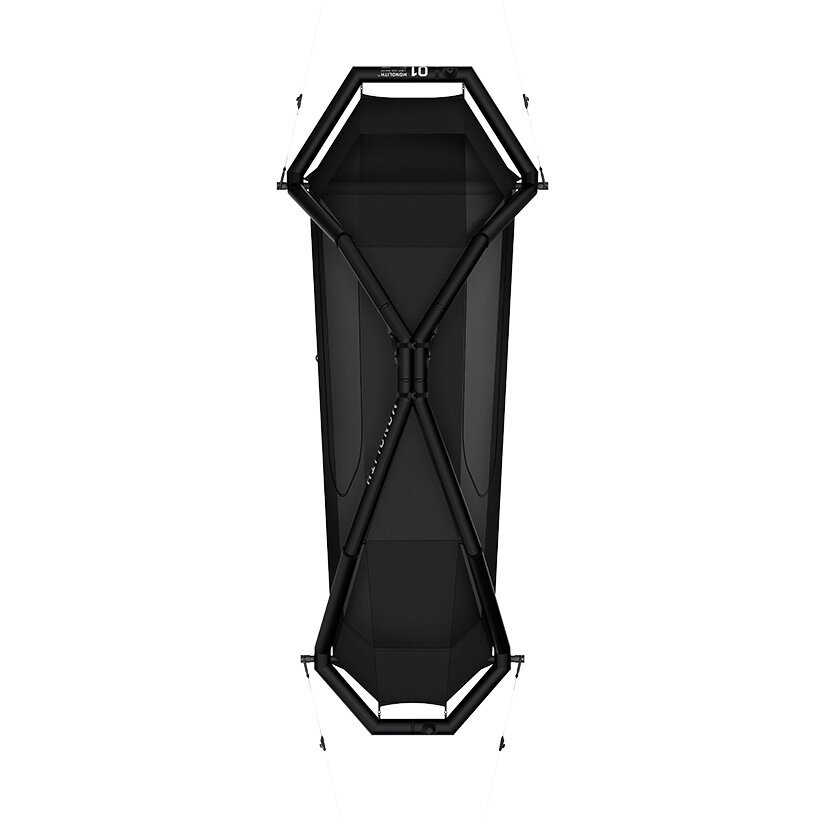 exod 的巨石是一个单人悬挂式充气帐篷