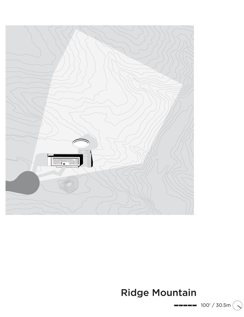 EYRC 的山脊山屋旨在与其沙漠环境相协调