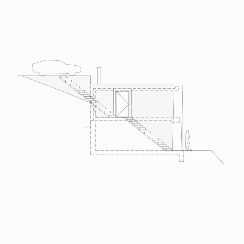 Studeny architekti 将混凝土壳屋嵌入斯洛伐克佩尔内克的山坡上