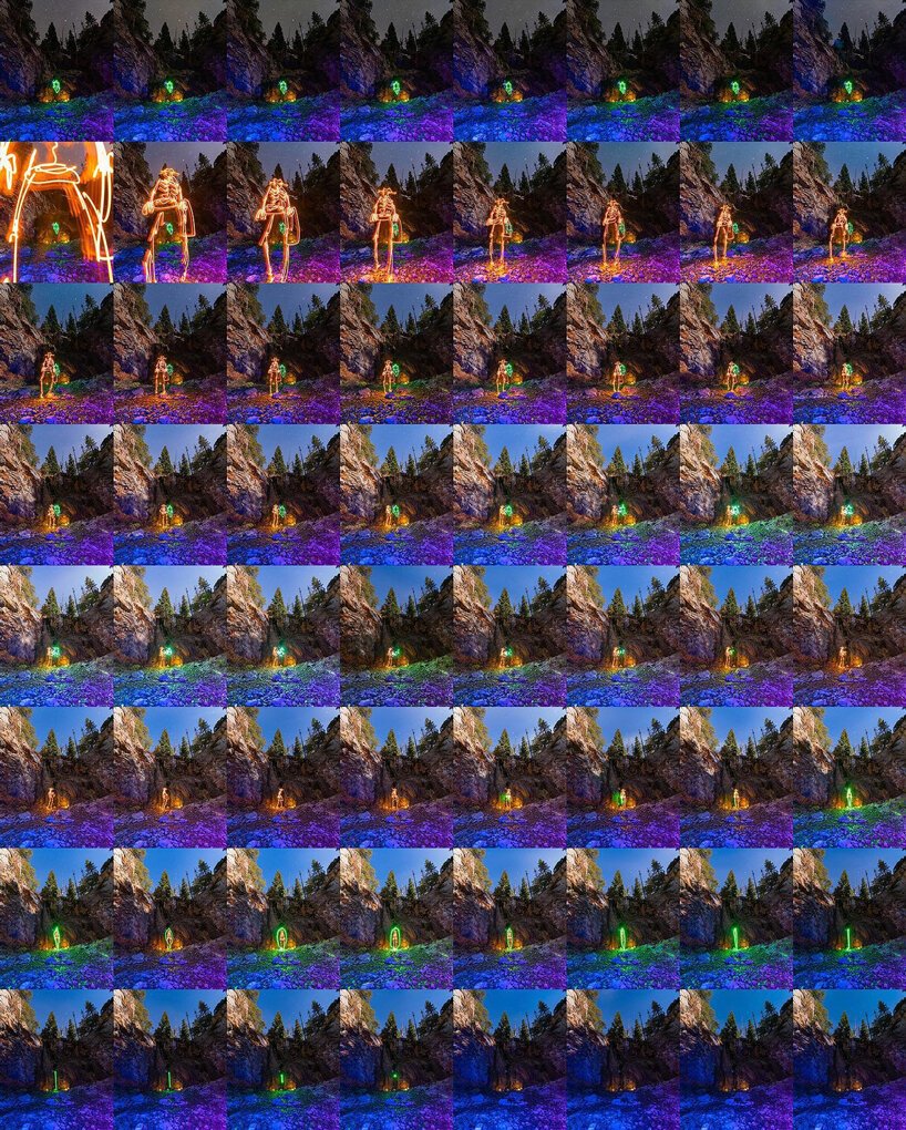 令人着迷的定格动画西部片由 600 多幅光画制成