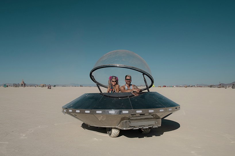 alexandra lier captures the surreal mutant vehicles of burning man in her new photo book
