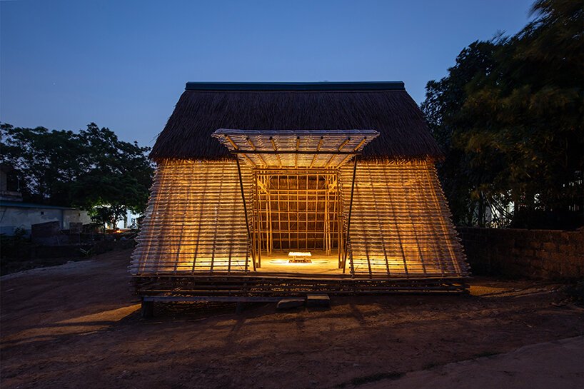 H&P 建筑师为越南河边当地人设计了漂浮竹屋原型