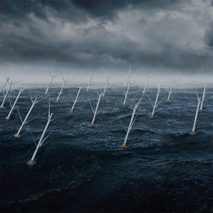 浮动对转风力涡轮机提供的能量是当今最大涡轮机的两倍 浮动对转风力涡轮机提供的能量是当今最大涡轮机的两倍