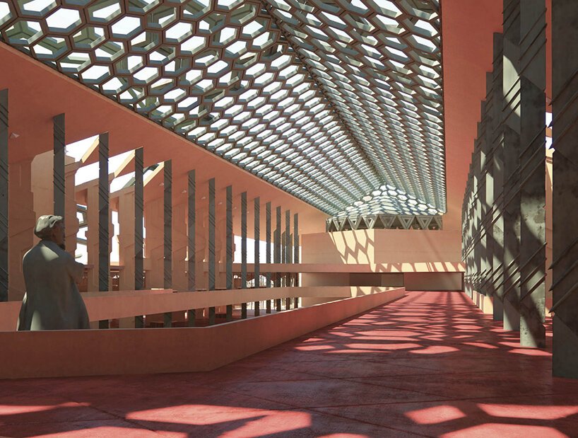 弗兰克·劳埃德·赖特未建成的亚利桑那州国会大厦“绿洲”的新可视化效果揭晓