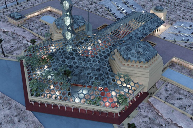 弗兰克·劳埃德·赖特未建成的亚利桑那州国会大厦“绿洲”的新可视化效果揭晓