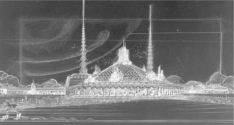 弗兰克·劳埃德·赖特未建成的亚利桑那州国会大厦“绿洲”的新可视化效果揭晓