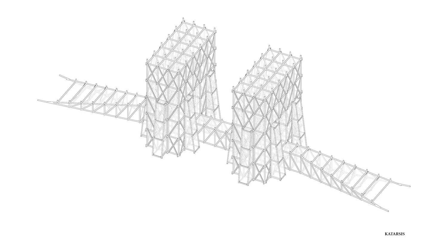 KATARSIS 在俄罗斯建造并烧毁了桥梁，作为变革和剧变的艺术象征