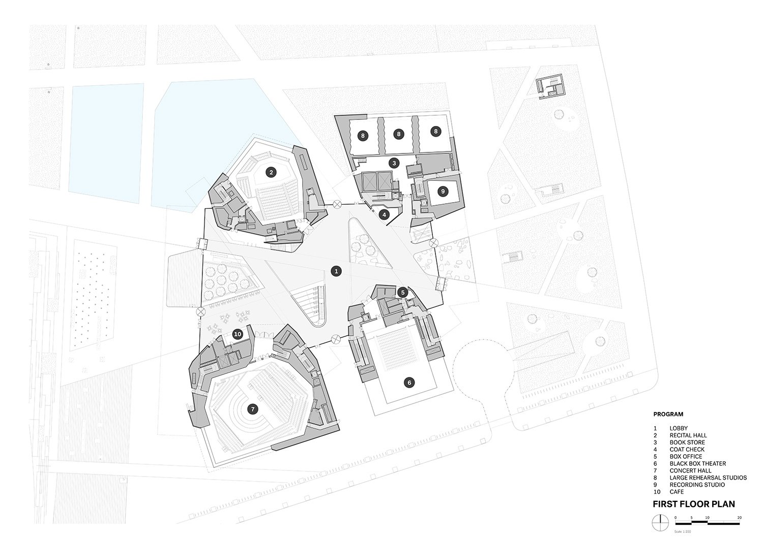 Diller scofidio + renfro 在中国完成了天津茱莉亚学院的建设 Diller scofidio + renfro 在中国完成了天津茱莉亚学院的建设