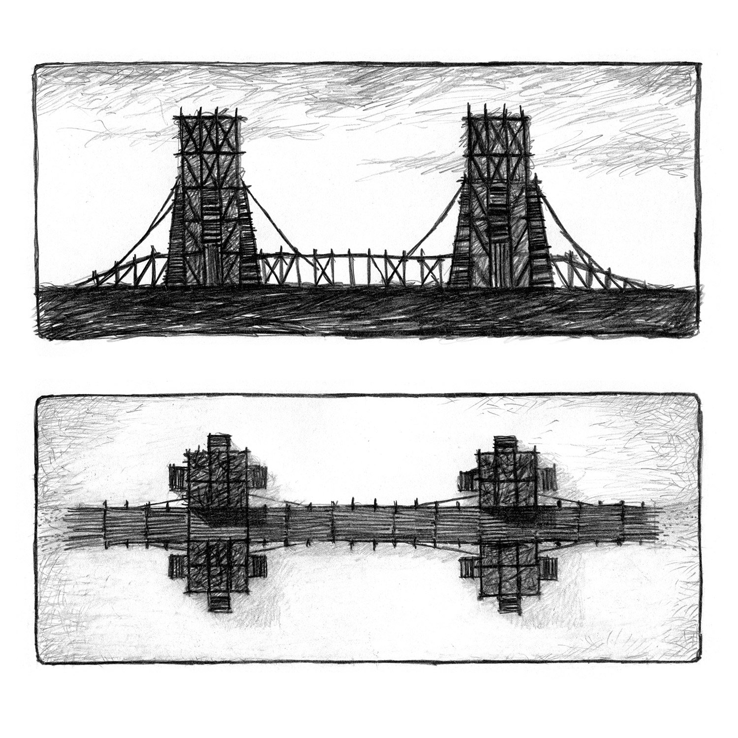 KATARSIS 在俄罗斯建造并烧毁了桥梁，作为变革和剧变的艺术象征