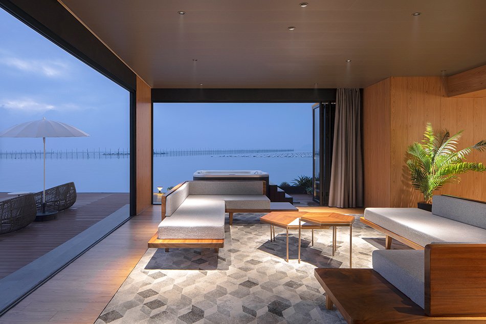 “海海漂浮酒店”提供中国海岸边的偏远住宅 “海海漂浮酒店”提供中国海岸边的偏远住宅