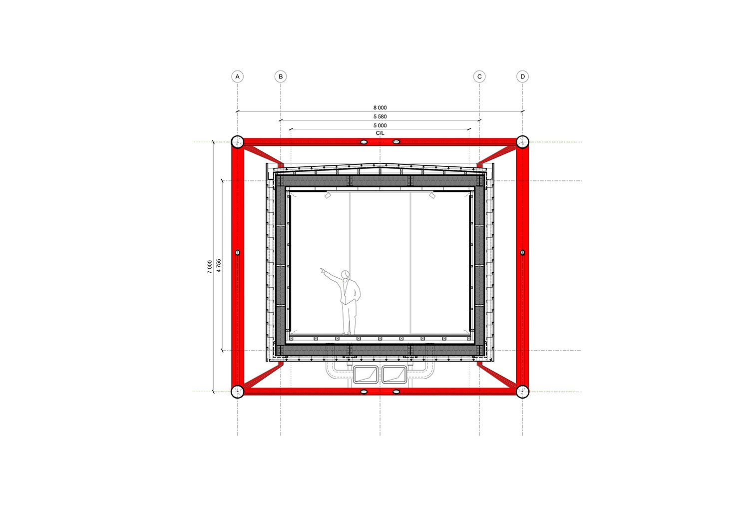 RSHP 将“理查德·罗杰斯绘画画廊”悬臂于拉科斯特城堡上方